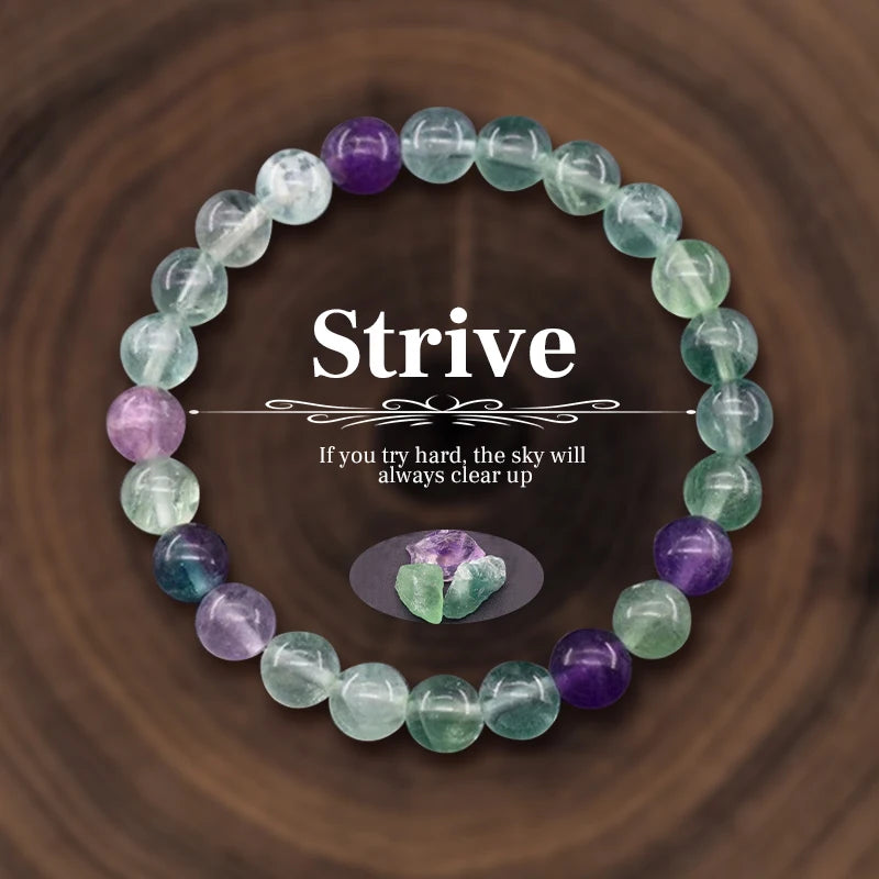 Natural Stone Beads Bracelet for Women Men Amethysts Crystal Quartzs Agate Tiger Eye Elastic Bangles Reiki Healling Jewelry Gift