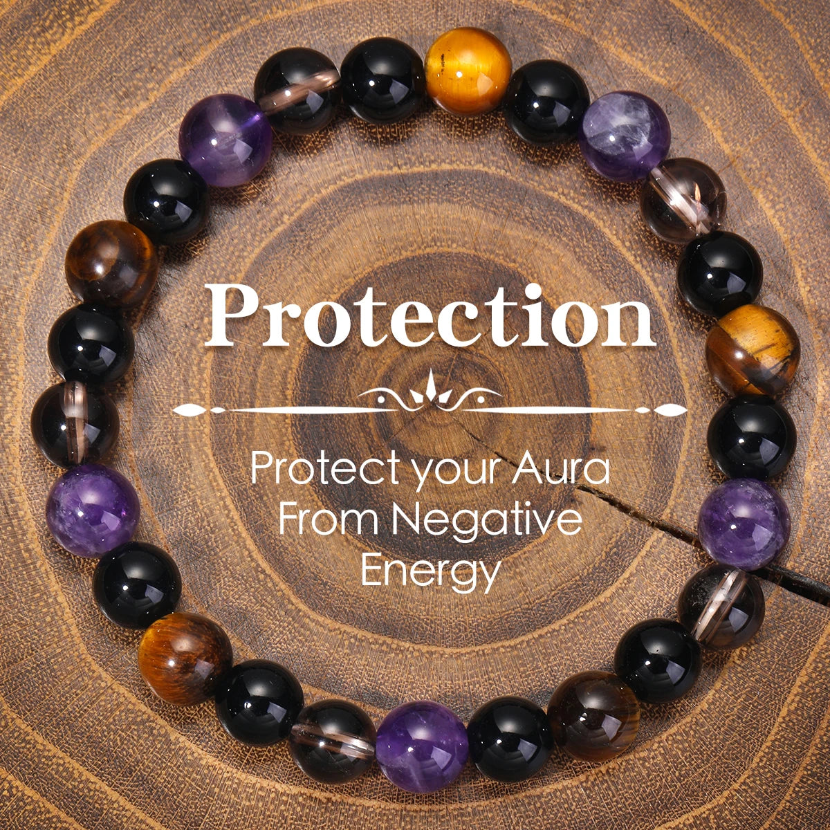Natural Stone Bracelet for Women Men Attract Good Luck Money Protection Health Crystal Citrine Tiger'S Eye Bracelet Wholesale