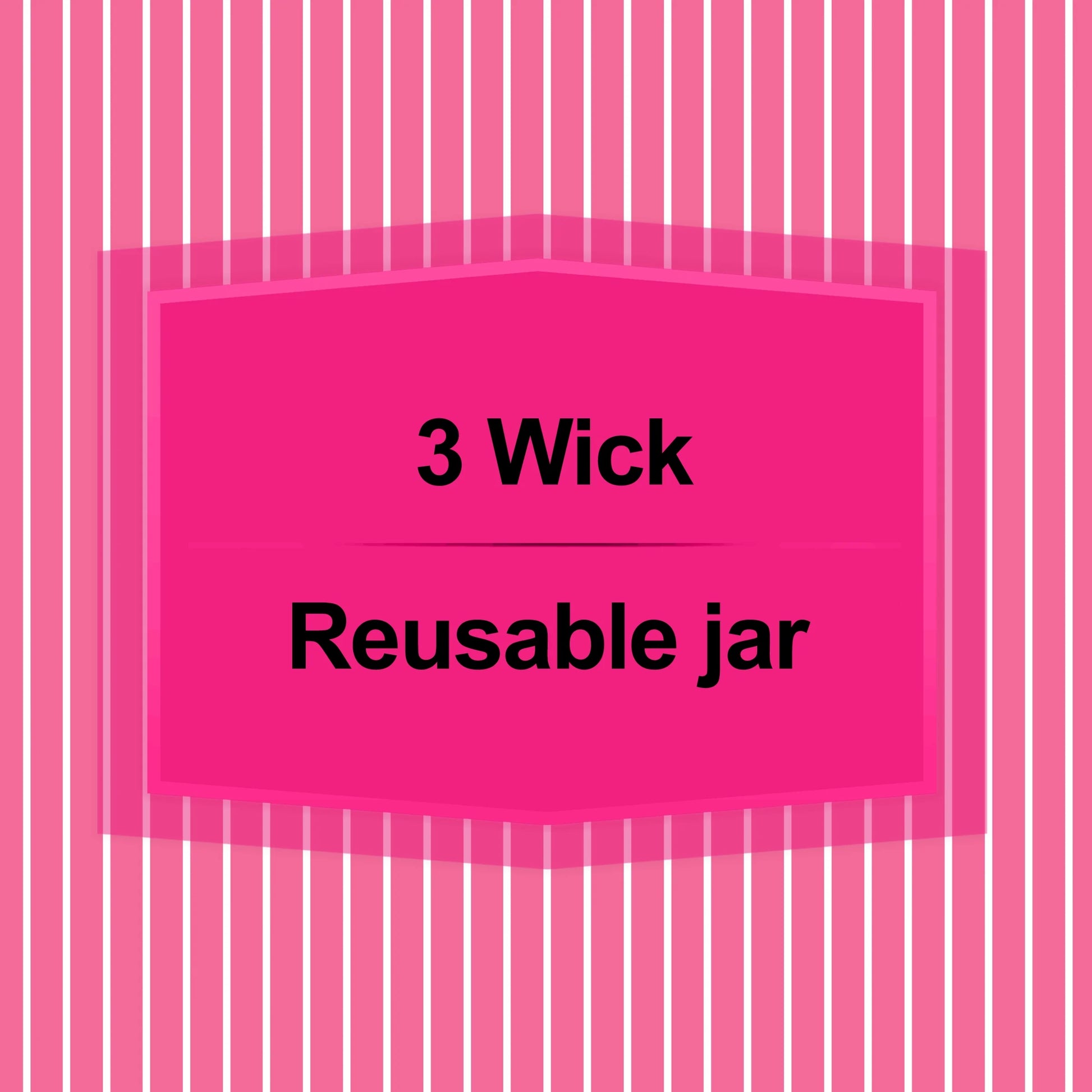3-Wick Textured Wrapped Juicy Watermelon Scented Candle, 14 Oz