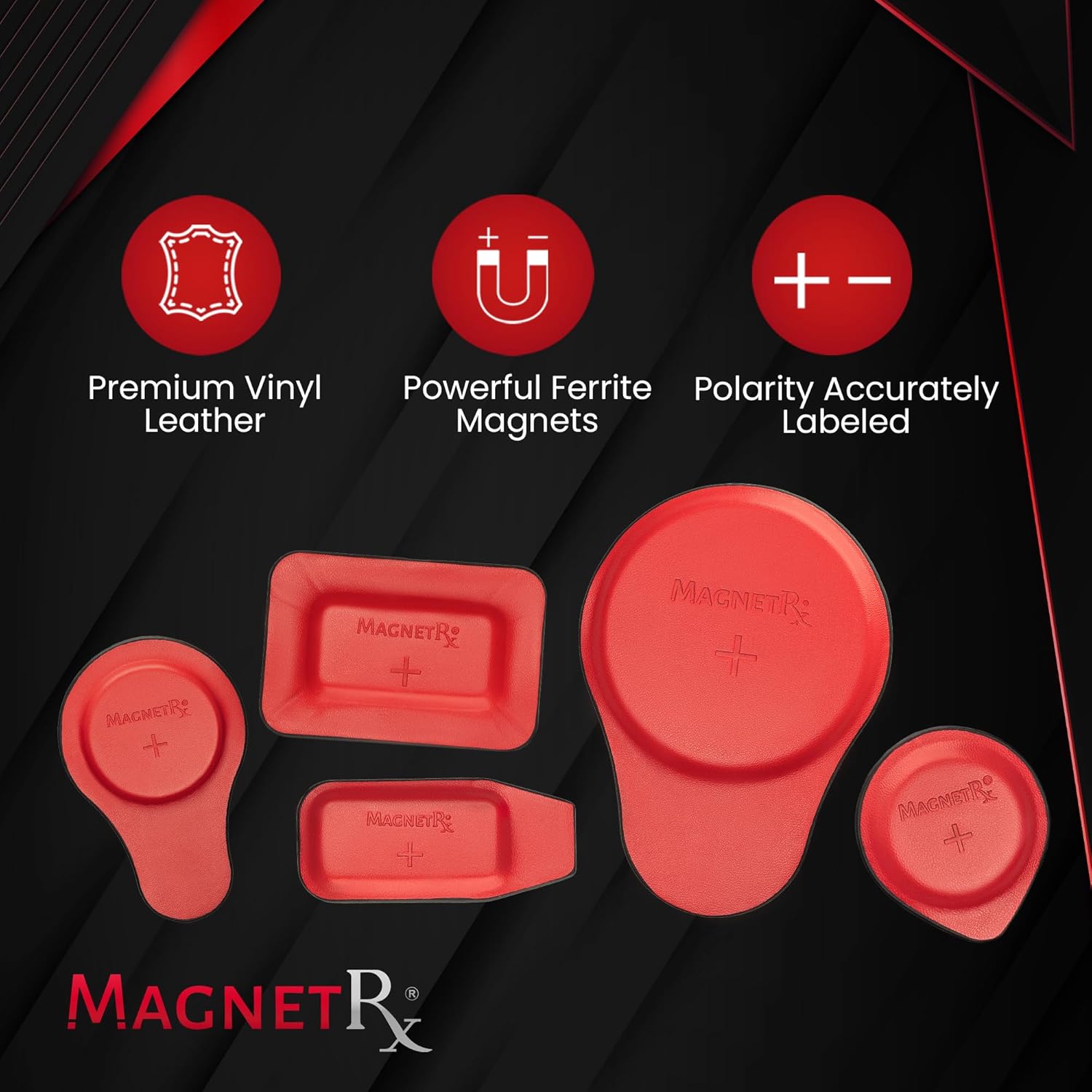 ® Biomagnetic Therapy Magnets Kit – Imanes Para Biomagnetismo Médico – Dr Goiz Bio Magnet Pair for Biomagnetism Magnets Therapy – Assorted round & Rectangular 2500-5200 Gauss (22 Mixed Units)