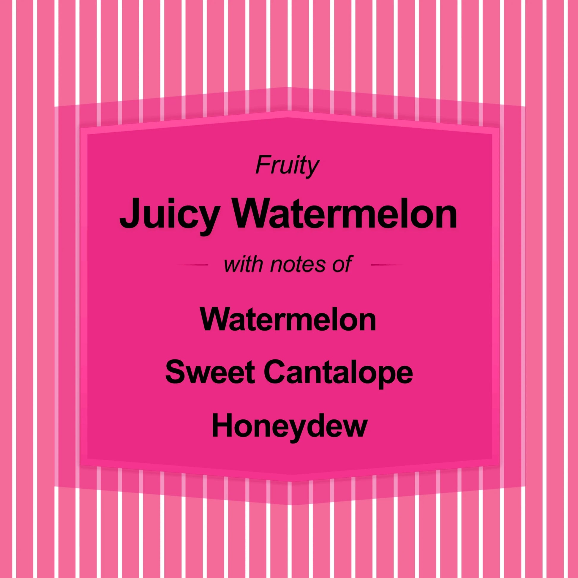 3-Wick Textured Wrapped Juicy Watermelon Scented Candle, 14 Oz