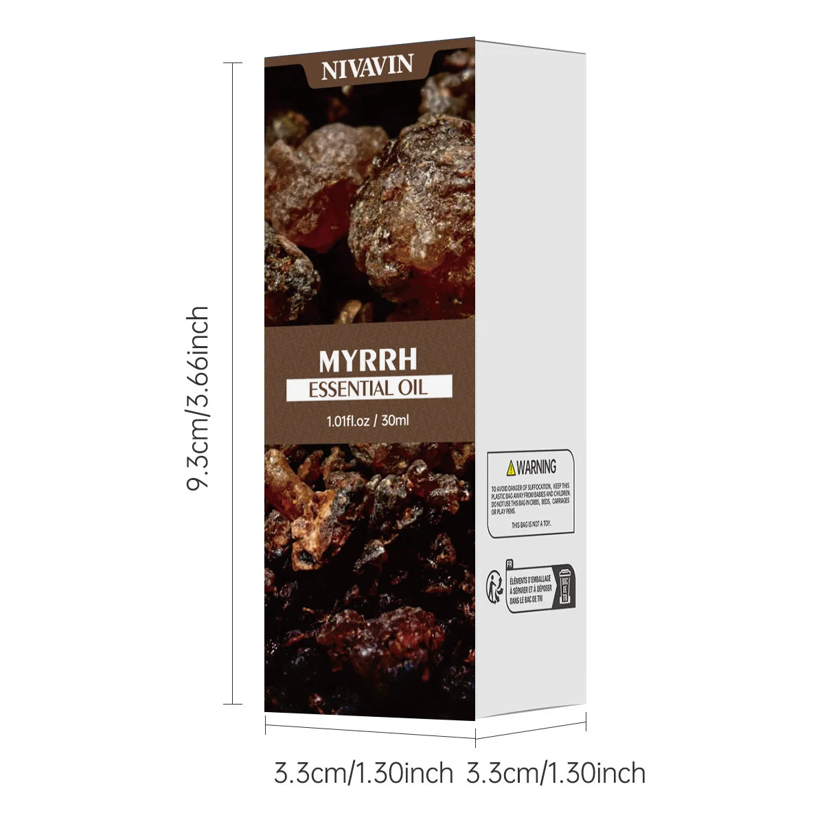 30Ml/60Ml/100Ml  Myrrh Essential Oil Body Massage Skin Care Hydrating Moisturizing and Air Freshening