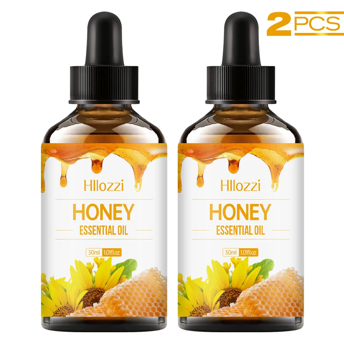 30Ml Honey Essential Oil Skin Care and Hair Care Massage Essential Oil Base Oil Aromatherapy Essential Oil Suitable for All Skin