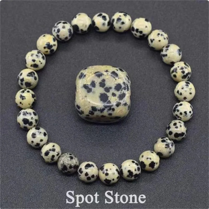 Natural Stone Beads Bracelet for Women Men Amethysts Crystal Quartzs Agate Tiger Eye Elastic Bangles Reiki Healling Jewelry Gift