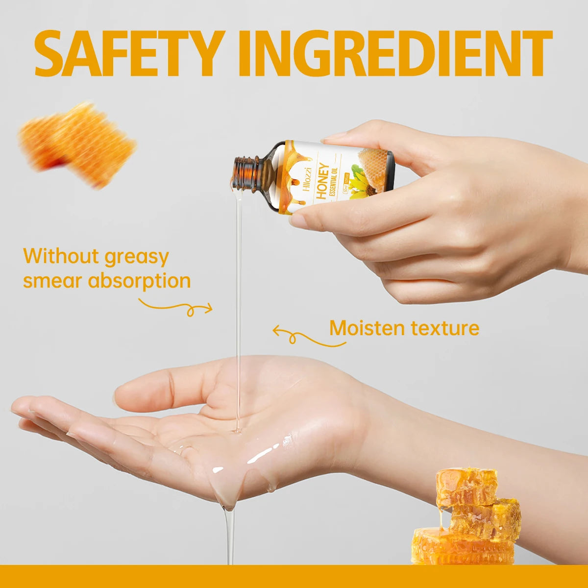 30Ml Honey Essential Oil Skin Care and Hair Care Massage Essential Oil Base Oil Aromatherapy Essential Oil Suitable for All Skin