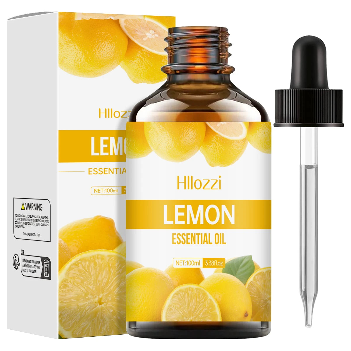 Lemon Essential Oil for Humidifiers, Aromatherapy Machines, Massage, Skin Care, Body Care, Suitable for All Skin Types