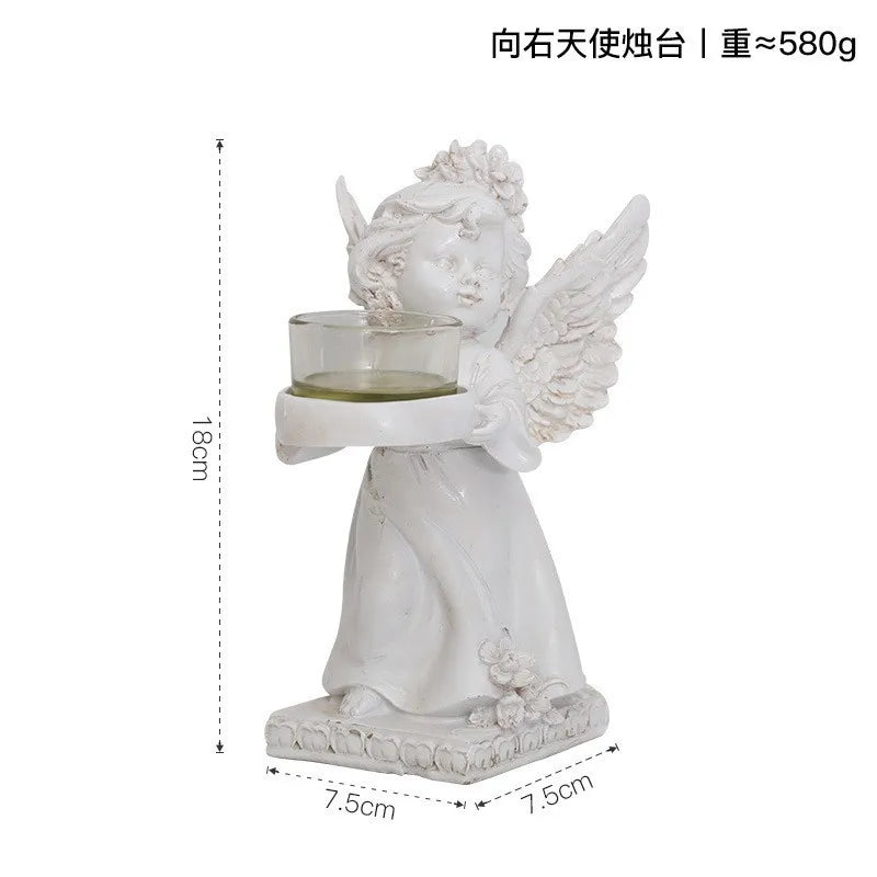 Candle Cup Holders Angel Candlestick Decoration Decoration Restaurant Romantic Candlelight Dinner Layout Room Tabletop Decor