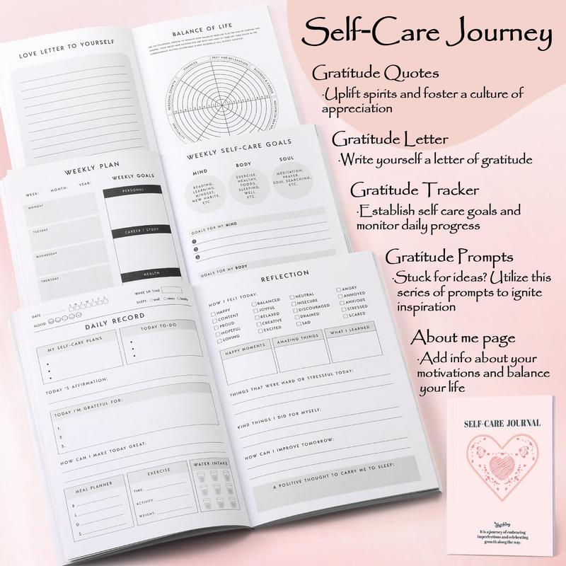 Self-Love Ritual Kit 75-Pack with 30+ Positive-Message Capsule Bottles, Self-Love Spell Kit with Self-Care Journal Workbook Witchy Gifts for Women